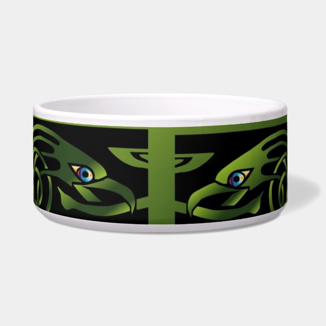 Celtic Dragon Pet Bowl Voerbakje (Voorkant)