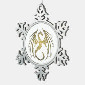 Celtic Dragon Pewter Ornament (Rechts)