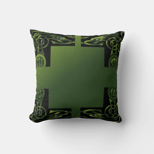 Celtic Dragon Pillow Kussen (Voorkant)