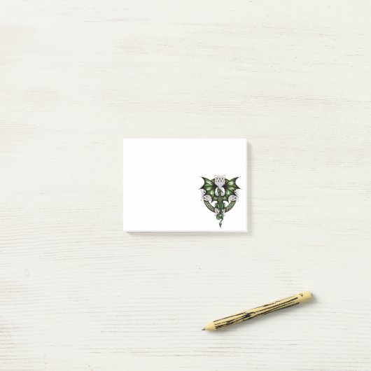 Celtic Dragon Post-it® Notes (Op bureau)