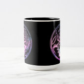 Celtic Dragon Round Coffee Mok (Center)