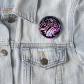 Celtic Dragon Round Ronde Button 5,7 Cm (In situ)