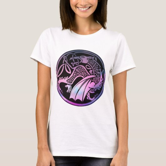 Celtic Dragon Round T-shirt (Voorkant)