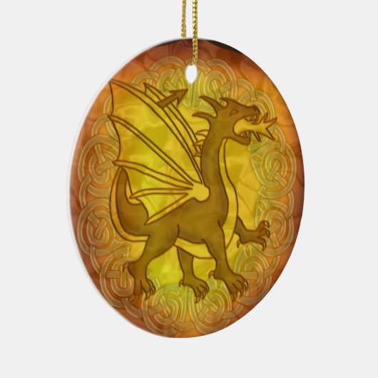 Celtic Dragon Shield Ornament (Rechts)