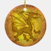Celtic Dragon Shield Ornament (Achterkant)