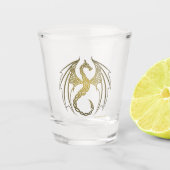 Celtic Dragon Shot Glass Shot Glas (Voorkant)