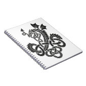 Celtic Dragon - Silver Notitieboek (Rechterzijde)