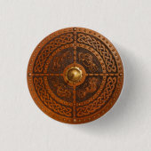 Celtic Dragon Targe Ronde Button 3,2 Cm (Voorkant)