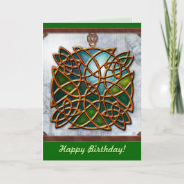 Celtic Dreams (Birthday-kaart) Kaart