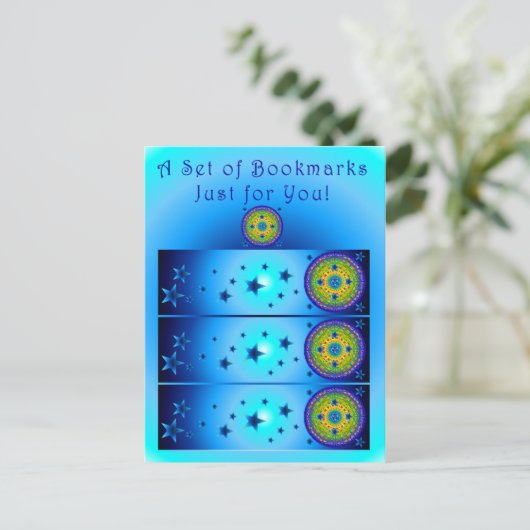 Celtic Earth Orb Bladwijzer Briefkaart (Staand voorkant)