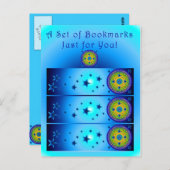 Celtic Earth Orb Bladwijzer Briefkaart (Voorkant / Achterkant)