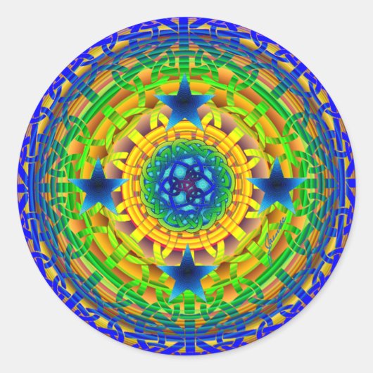 Celtic Earth Orb Sticker (Voorkant)