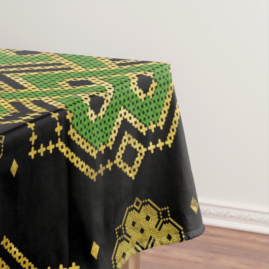 Celtic Enless Knot - Shamrock four-leaf Clover Tafelkleed (Voorbeeld)