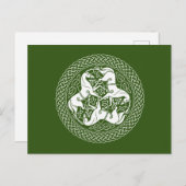 Celtic Epona Knot with Horses Briefkaart (Voorkant / Achterkant)