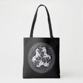 Celtic Epona Knot with Horses Tote Bag (Voorkant)