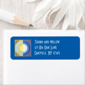 Celtic Equinox Sun en Moon Etiket (Insitu)