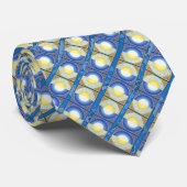 Celtic Equinox Sun en Moon Stropdas (Opgerold)