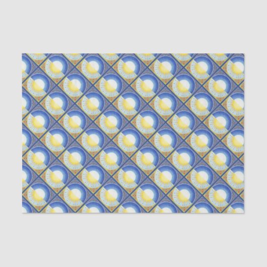 Celtic Equinox Sun & Moon Tissue Paper Tissuepapier (Voorkant)