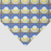 Celtic Equinox Sun & Moon Tissue Paper Tissuepapier (Detail)