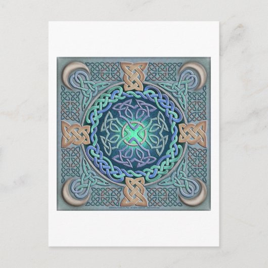 Celtic Eye of the World Briefkaart (Voorkant)