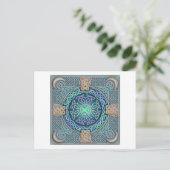 Celtic Eye of the World Briefkaart (Staand voorkant)