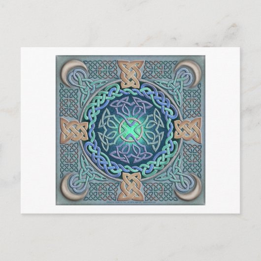 Celtic Eye of the World Briefkaart (Voorkant)