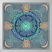 Celtic Eye of the World Fine Art Poster (Voorkant)