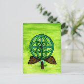 Celtic Faerie Briefkaart (Staand voorkant)