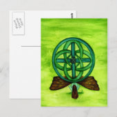 Celtic Faerie Briefkaart (Voorkant / Achterkant)