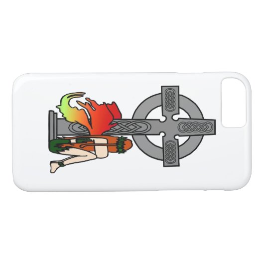 Celtic Faerie iPhone Case (Achterkant (Horizontaal))