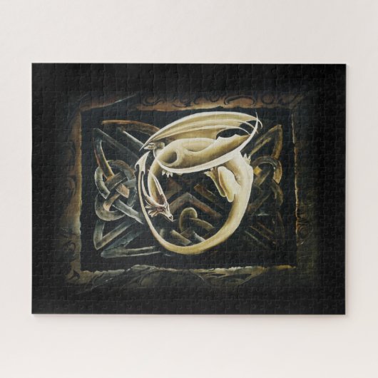 Celtic Familiar Dragon Legpuzzel (Horizontaal)