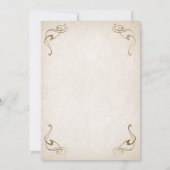 Celtic Fantasy Baby shower Kaart (Achterkant)