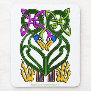 CELTIC FANTASY VOGEL Design Muismat