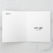 Celtic Fantasy Yuletide Goddess Wenskaart Kaart (Binnen)