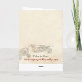 Celtic Ferret Triskel Kaart (Achterkant)