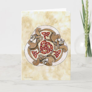 Celtic Ferret Triskel Kaart