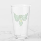 Celtic Flight Uil Groen Glas (Achterkant)