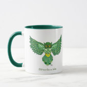 Celtic Flight Uil Groen Mok (Links)