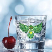 Celtic Flight Uil Groen Shot Glas