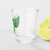 Celtic Flight Uil Groen Shot Glas (Rechts)