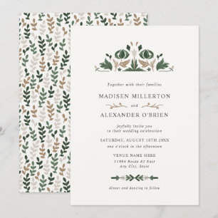 Celtic Folk Art Wedding Kaart