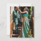 Celtic Frame Wedding RSVP Card Kaartje (Achterkant)