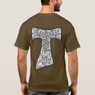 Celtic Franciscan Tau Cross T-shirt
