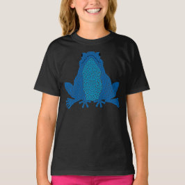 Celtic Frog - blue T-shirt