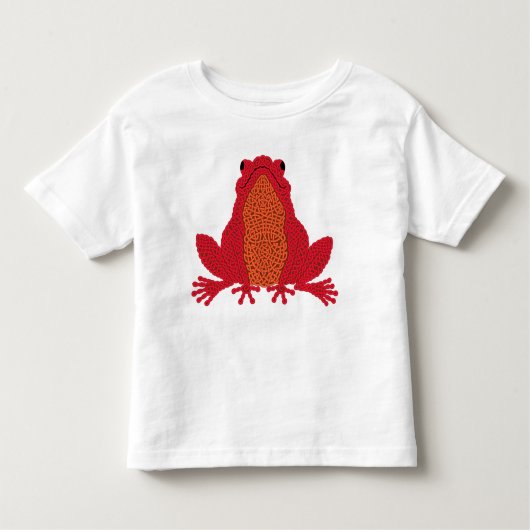 Celtic Frog - Red Kinder Shirts (Voorkant)