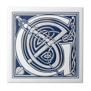 Celtic G monogram Tegeltje