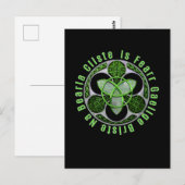 Celtic Gaelic Irish Gezegde Ireland Trinity Knot Briefkaart (Voorkant / Achterkant)