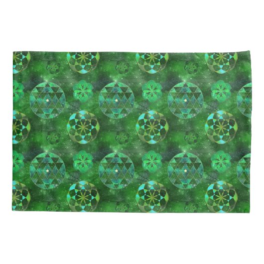 Celtic Galaxy Mandalas Boho Chic Sacred Geometry Kussensloop (Achterkant)