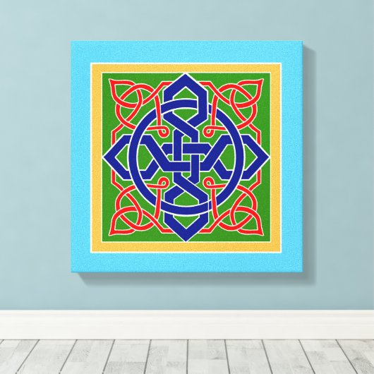 Celtic Galway Canvas Afdruk (Insitu (Houten vloer))