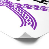 Celtic geeft Hope Epilepsy nooit op Poster (Hoek)